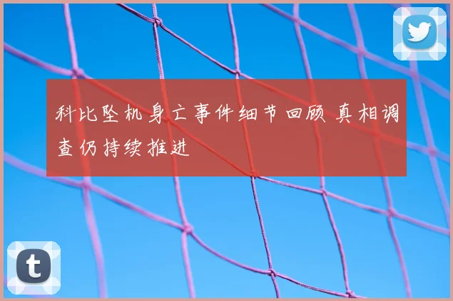 科比坠机身亡事件细节回顾 真相调查仍持续推进