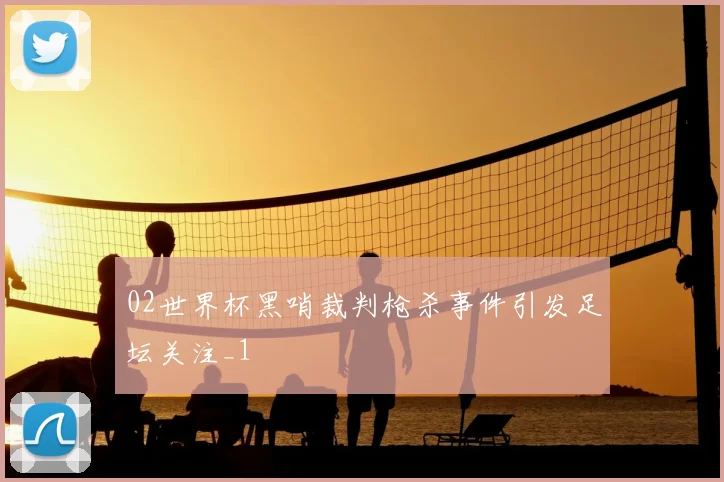 02世界杯黑哨裁判枪杀事件引发足坛关注_1