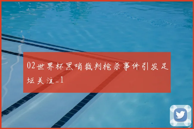 02世界杯黑哨裁判枪杀事件引发足坛关注_1